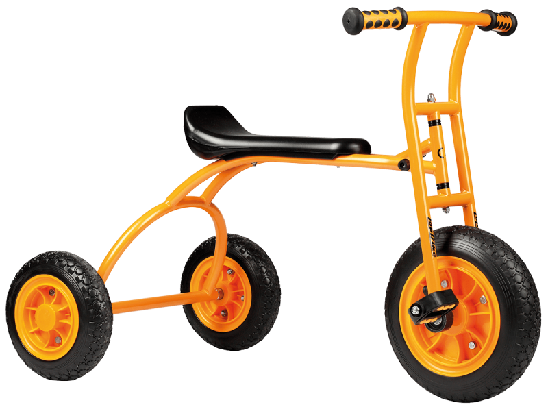 TopTrike Rookie trehjulet løbecykel med langt sæde – fra 4 år