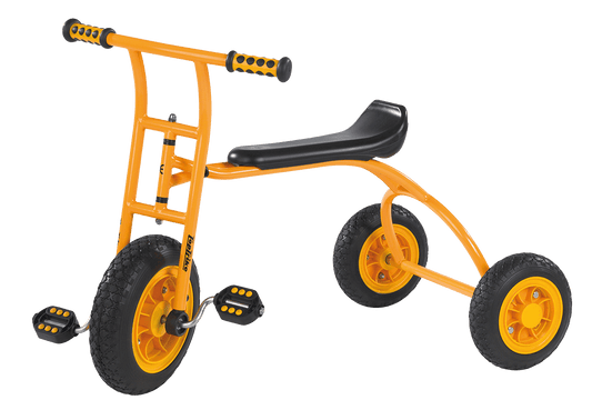 TopTrike Rookie trehjulet løbecykel med langt sæde – fra 4 år