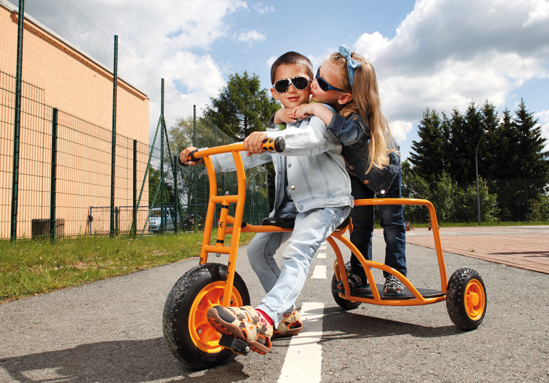 TopTrike Express trehjulet cykel med ståplads – fra 4 år