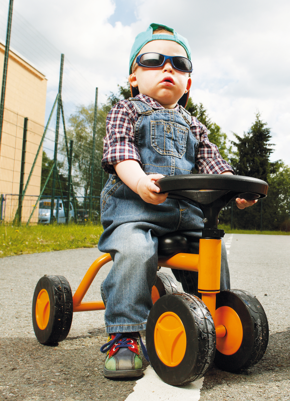 TopTrike Quaddy gåbil med 4 hjul – fra 18 måneder