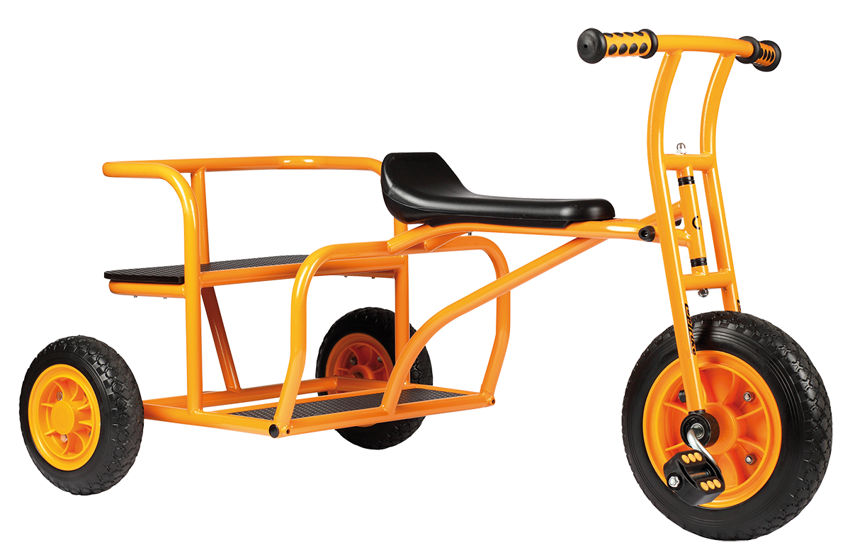 TopTrike Pillion Taxi trehjulet cykel med passagersæde – til 3 børn