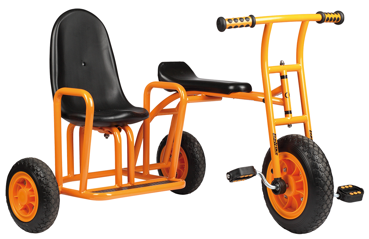 TopTrike Side Car trehjulet cykel med sidevogn – til 2 børn