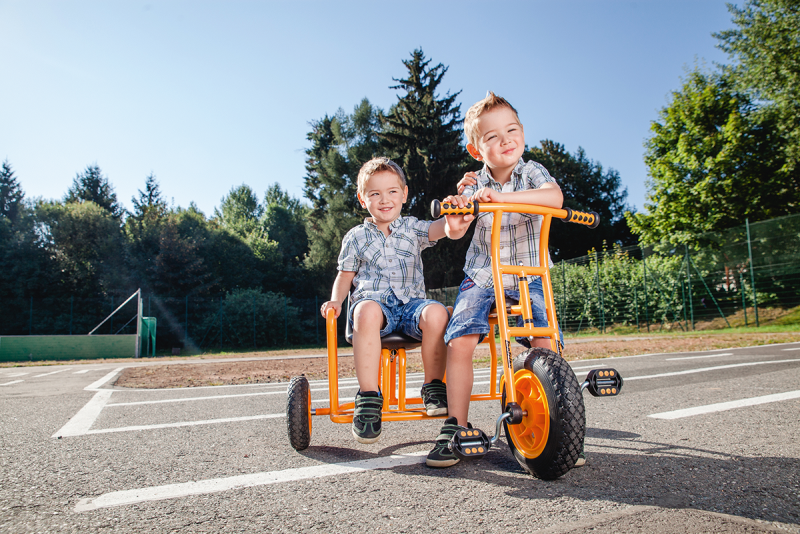 TopTrike Side Car trehjulet cykel med sidevogn – til 2 børn