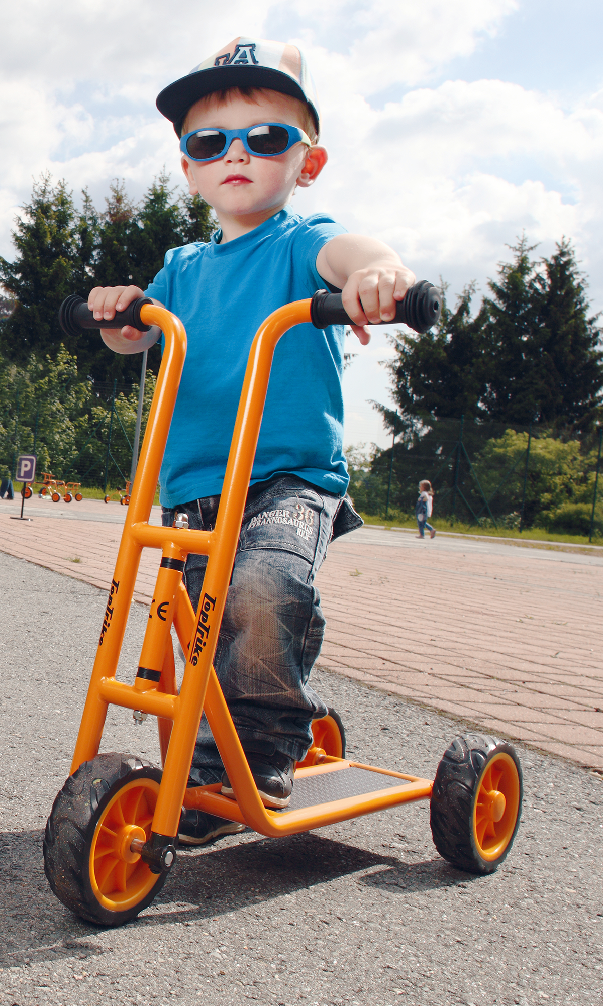 TopTrike Mini Rolly løbehjul med 3 hjul – fra 2 år