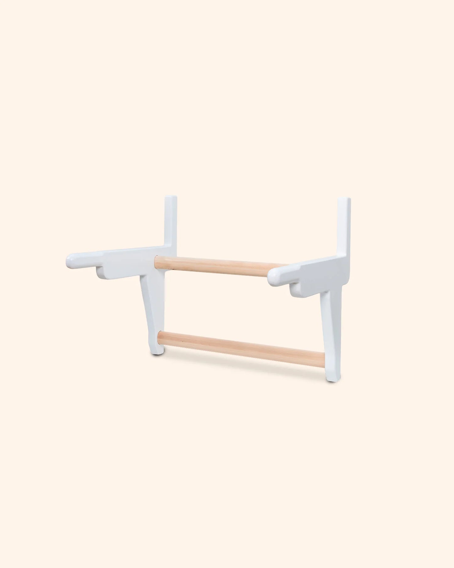 FitWood PAHKA dip station – hvid/birk
