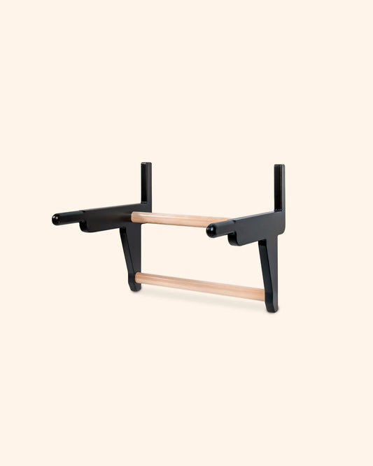 FitWood PAHKA dip station – sort/birk