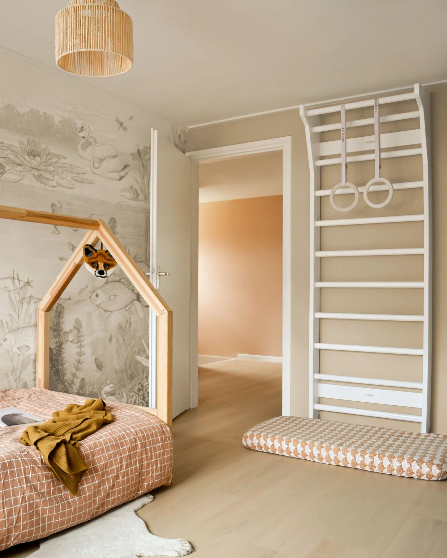 FitWood TAIMI vægribbe 220 cm – hvid