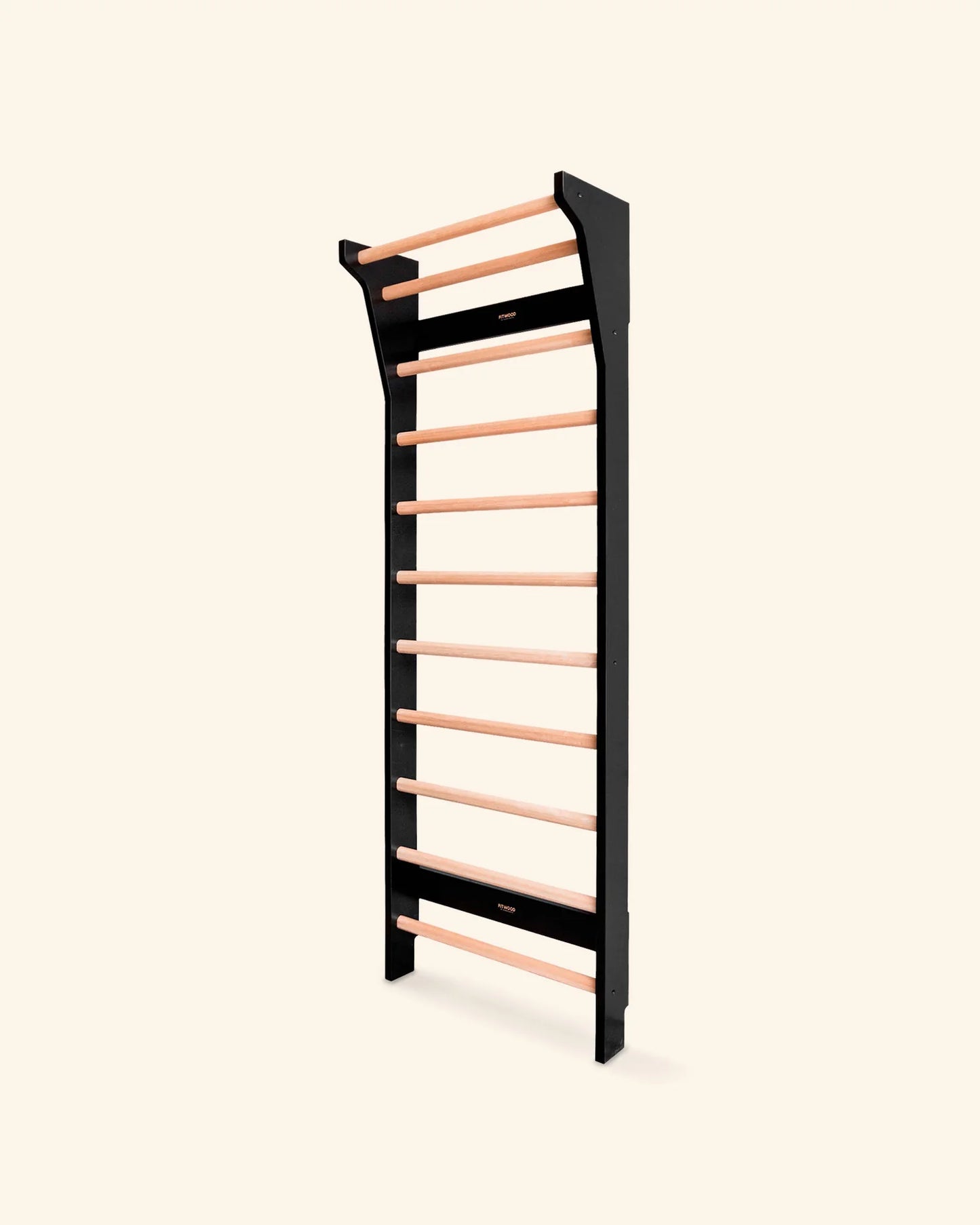 FitWood TAIMI vægribbe 220 cm – sort / birk