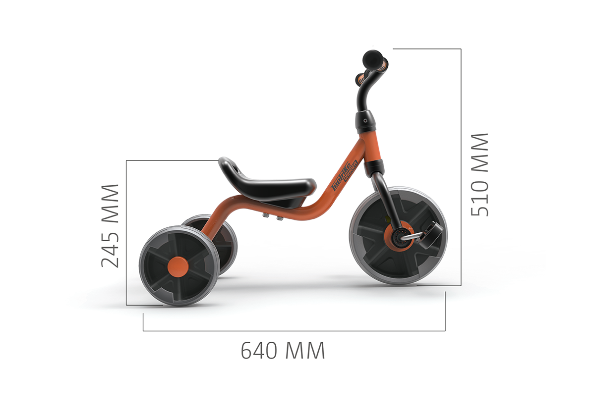 TopTrike Little Cruiser trehjulet cykel – fra 18 måneder