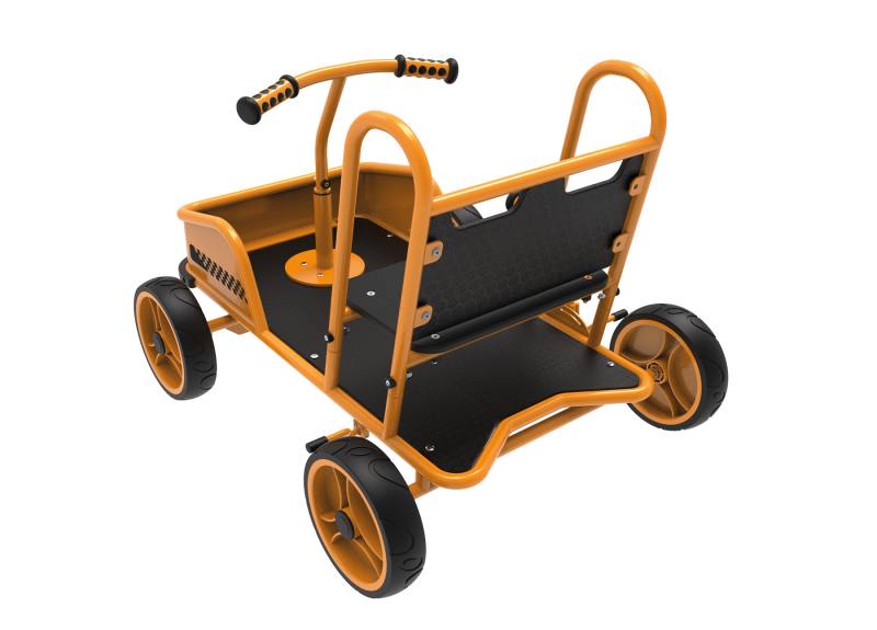 TopTrike Buddy Car Push & Drive køretøj til 2 børn – fra 4 år
