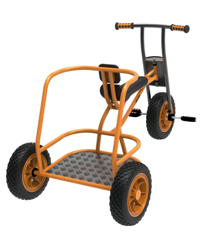 TopTrike Shuttle Trike Maxi trehjulet cykel med ståplads til større børn