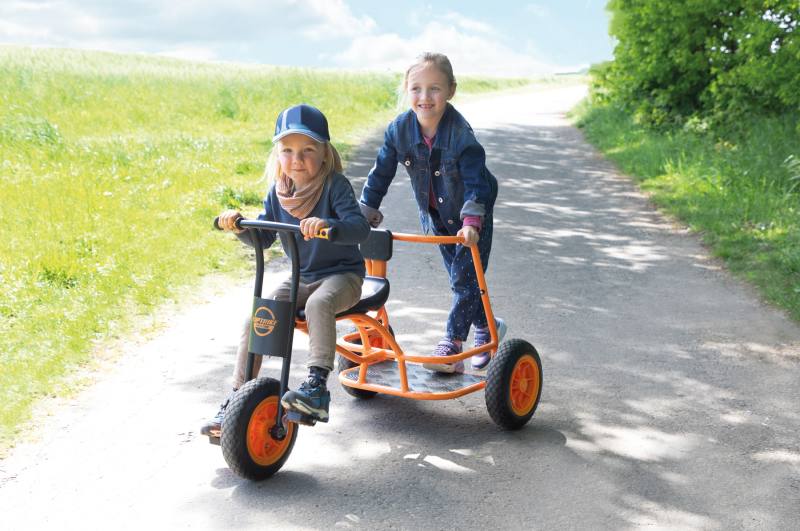 TopTrike Shuttle Trike Maxi trehjulet cykel med ståplads til større børn