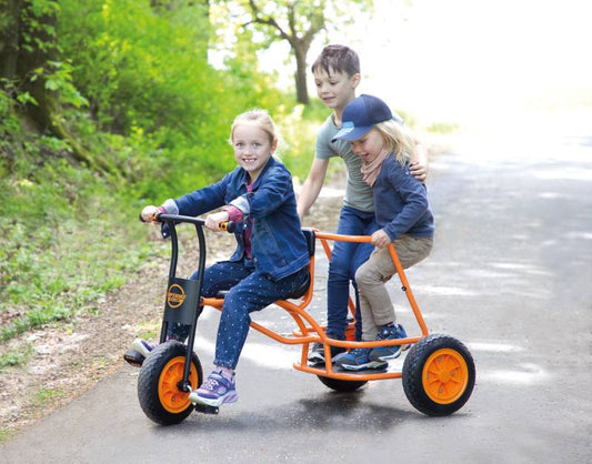 TopTrike Shuttle Trike Maxi trehjulet cykel med ståplads til større børn