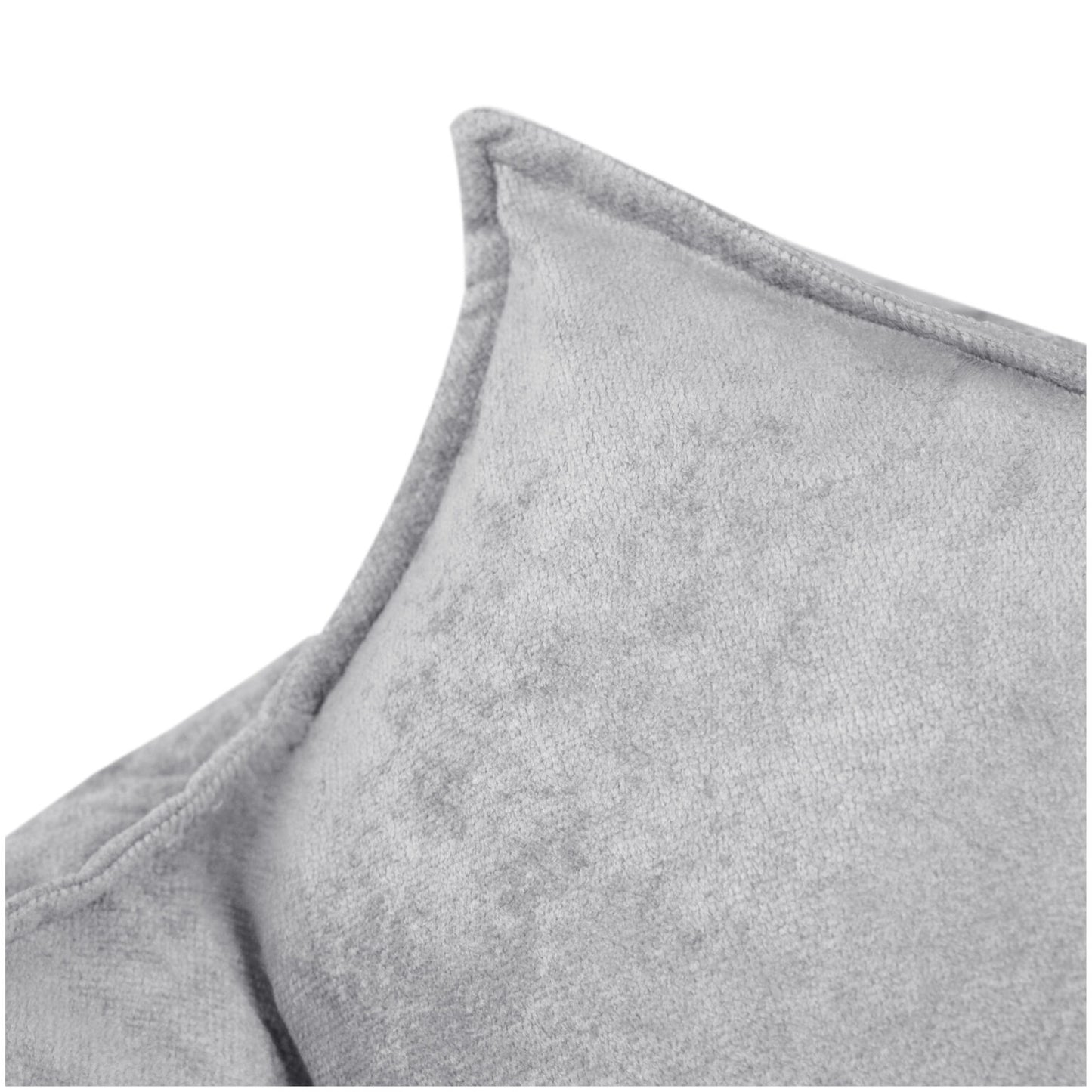 Plush Nest Roya lænestol til børn i premium chenille – grå
