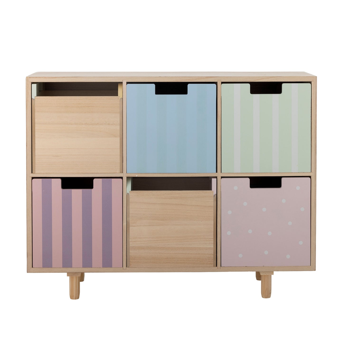 Bloomingville MINI Calle Bogreol m/skuffer - Natur