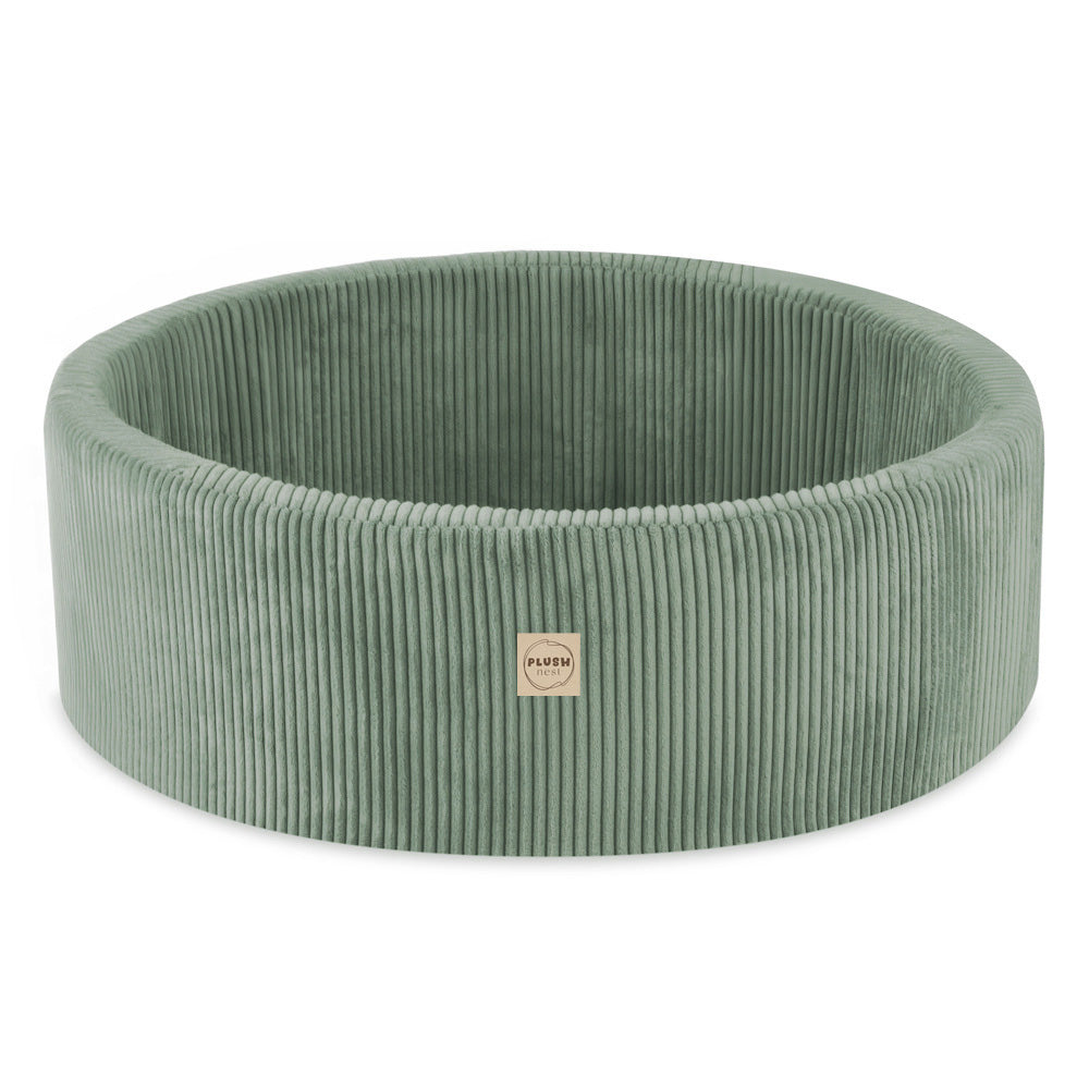Plush Nest Mini Playground tumlesæt med boldbassin og trappe – Green