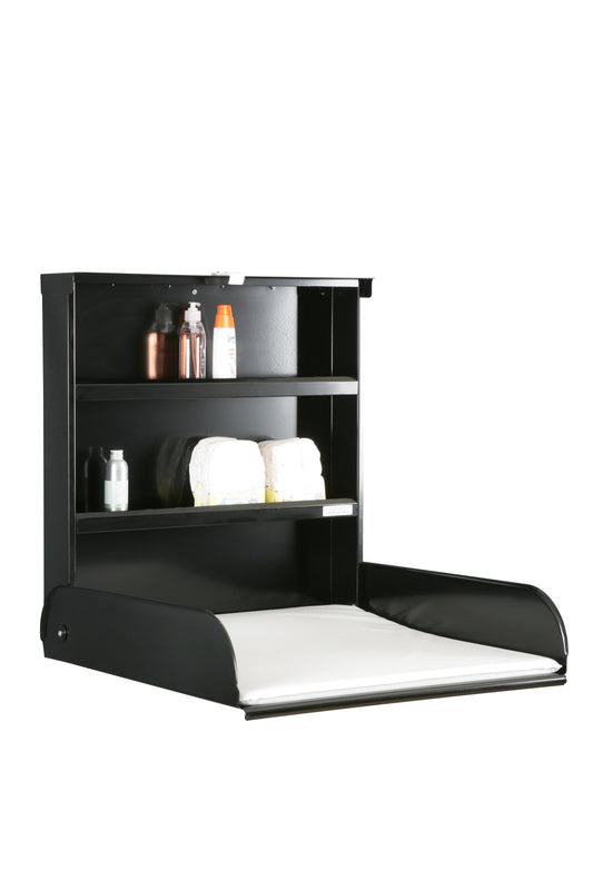 byBO design PIPPI væghængt puslebord – Black