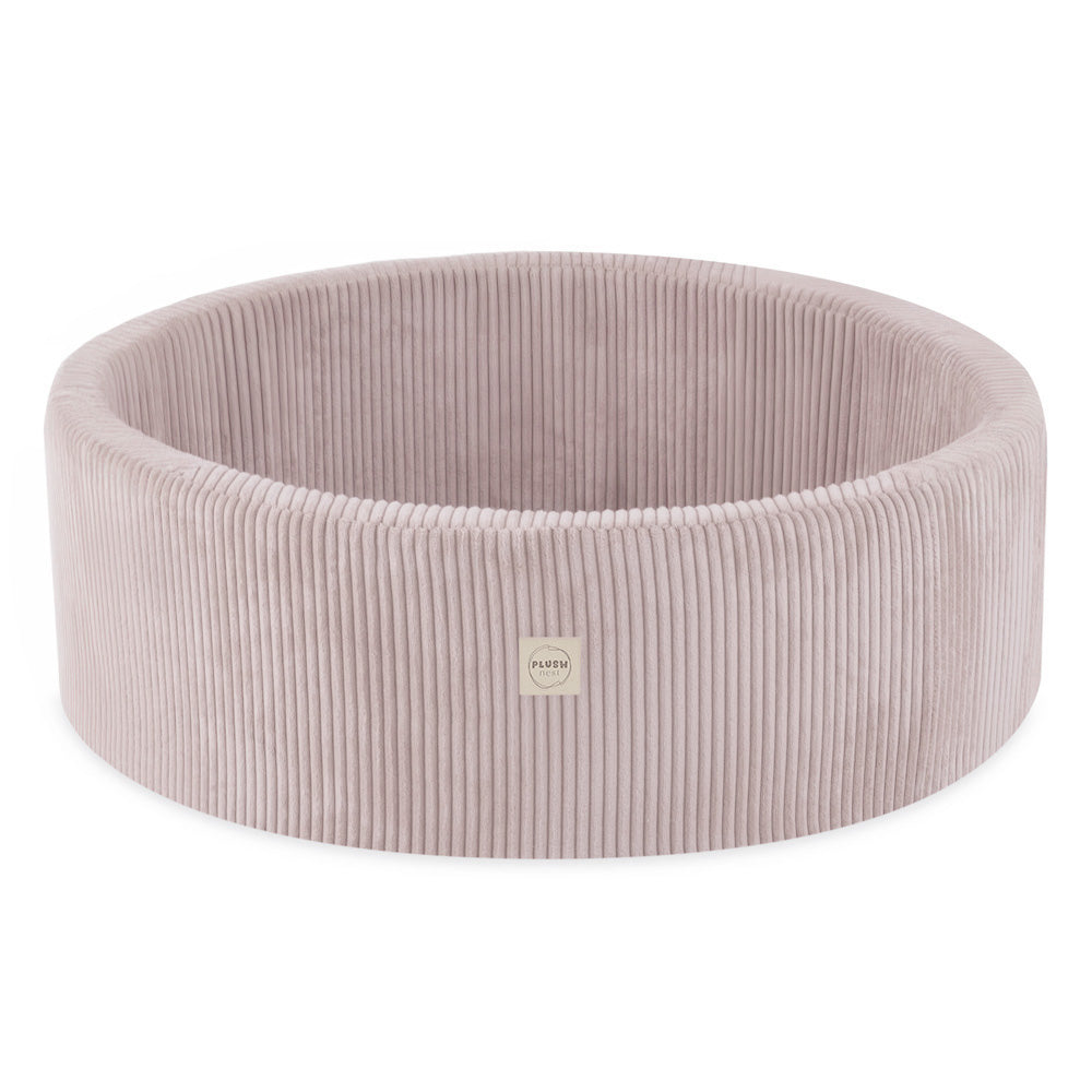 Plush Nest boldbassin i premium fløjl – lyserød – 90x30 cm
