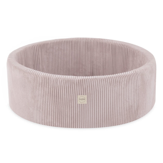Plush Nest boldbassin i premium fløjl – lyserød – 90x30 cm