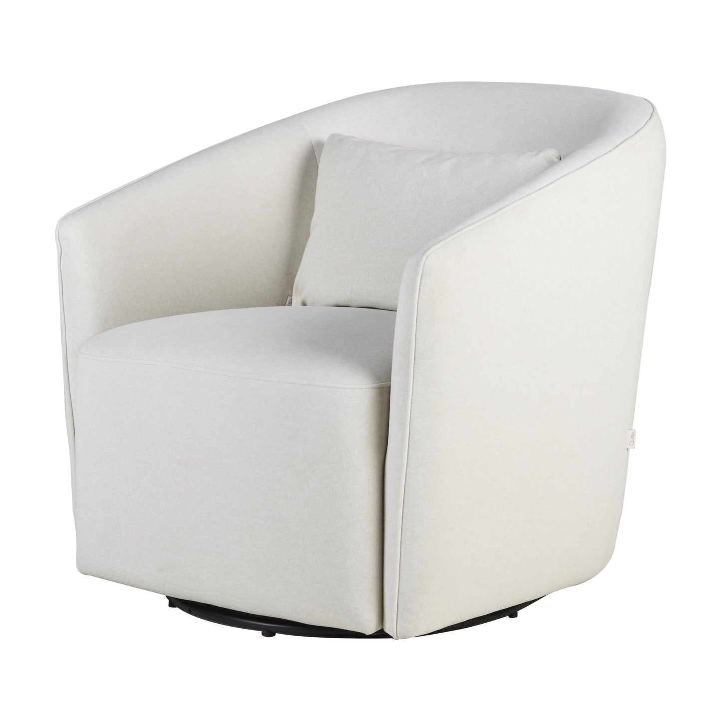 Quax Gomi dreje- og glidestol til amning – mohair beige