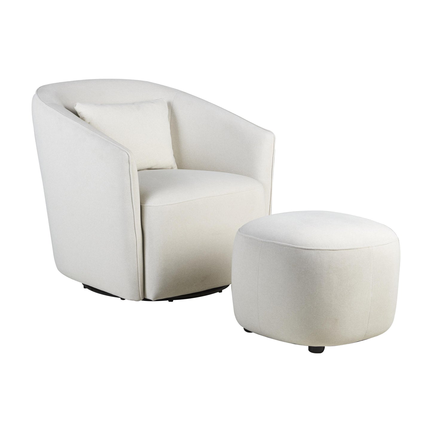Quax Gomi dreje- og glidestol til amning – mohair beige