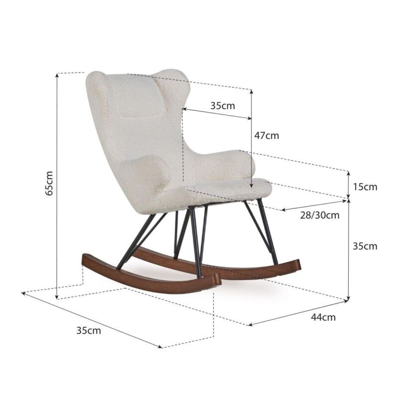 Quax Gyngestol De Luxe Kids - Cream