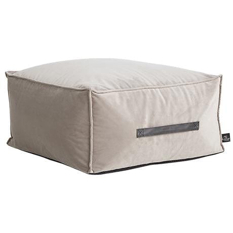 LIFETIME Kidsrooms stor velour puf – Grå