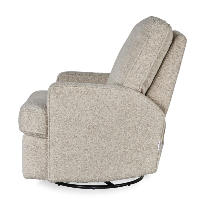 Quax elektrisk dreje- og glidestol med recliner – teddy taupe