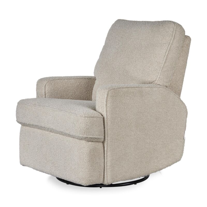 Quax elektrisk dreje- og glidestol med recliner – teddy taupe