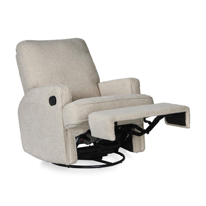 Quax elektrisk dreje- og glidestol med recliner – teddy taupe
