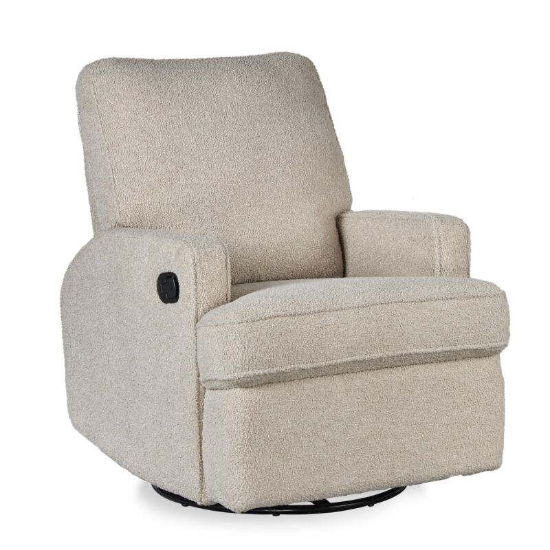 Quax elektrisk dreje- og glidestol med recliner – teddy taupe