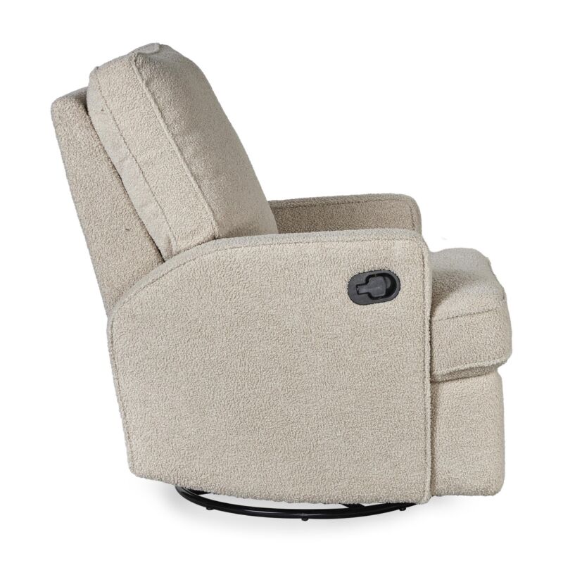Quax elektrisk dreje- og glidestol med recliner – teddy taupe