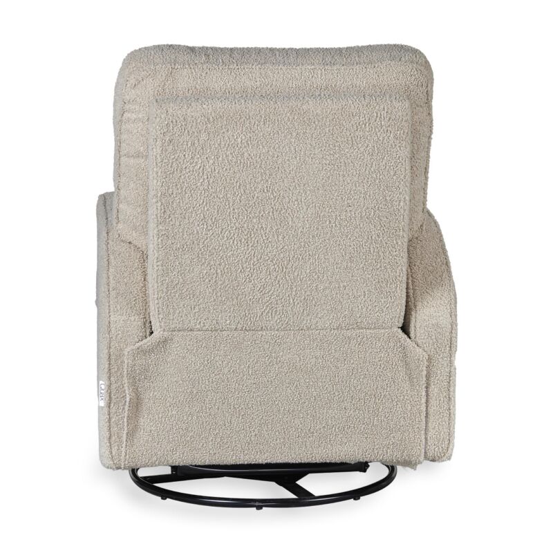 Quax elektrisk dreje- og glidestol med recliner – teddy taupe