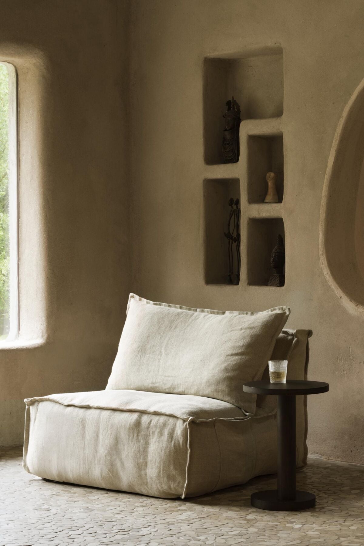 Quax Linen Lounger ammestol i hør