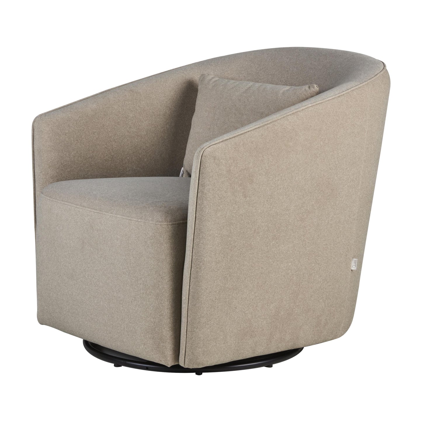Quax Gomi dreje- og glidestol til amning – mohair latte