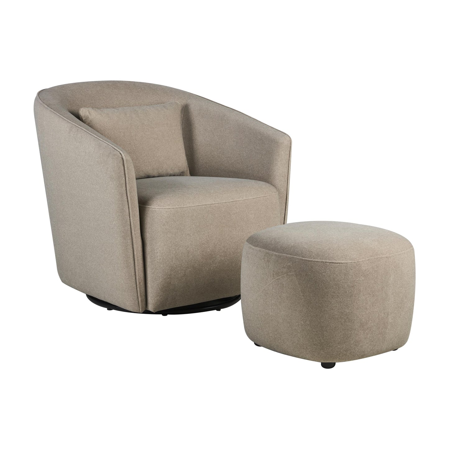 Quax Gomi dreje- og glidestol til amning – mohair latte