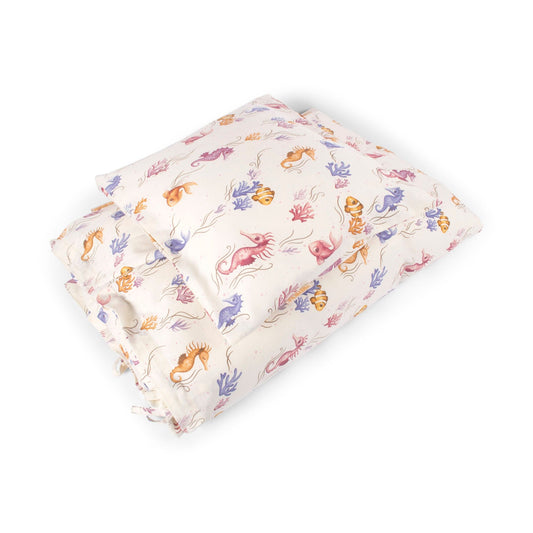 Filibabba junior sengetøj GOTS (100x140 cm) – Rainbow Reef
