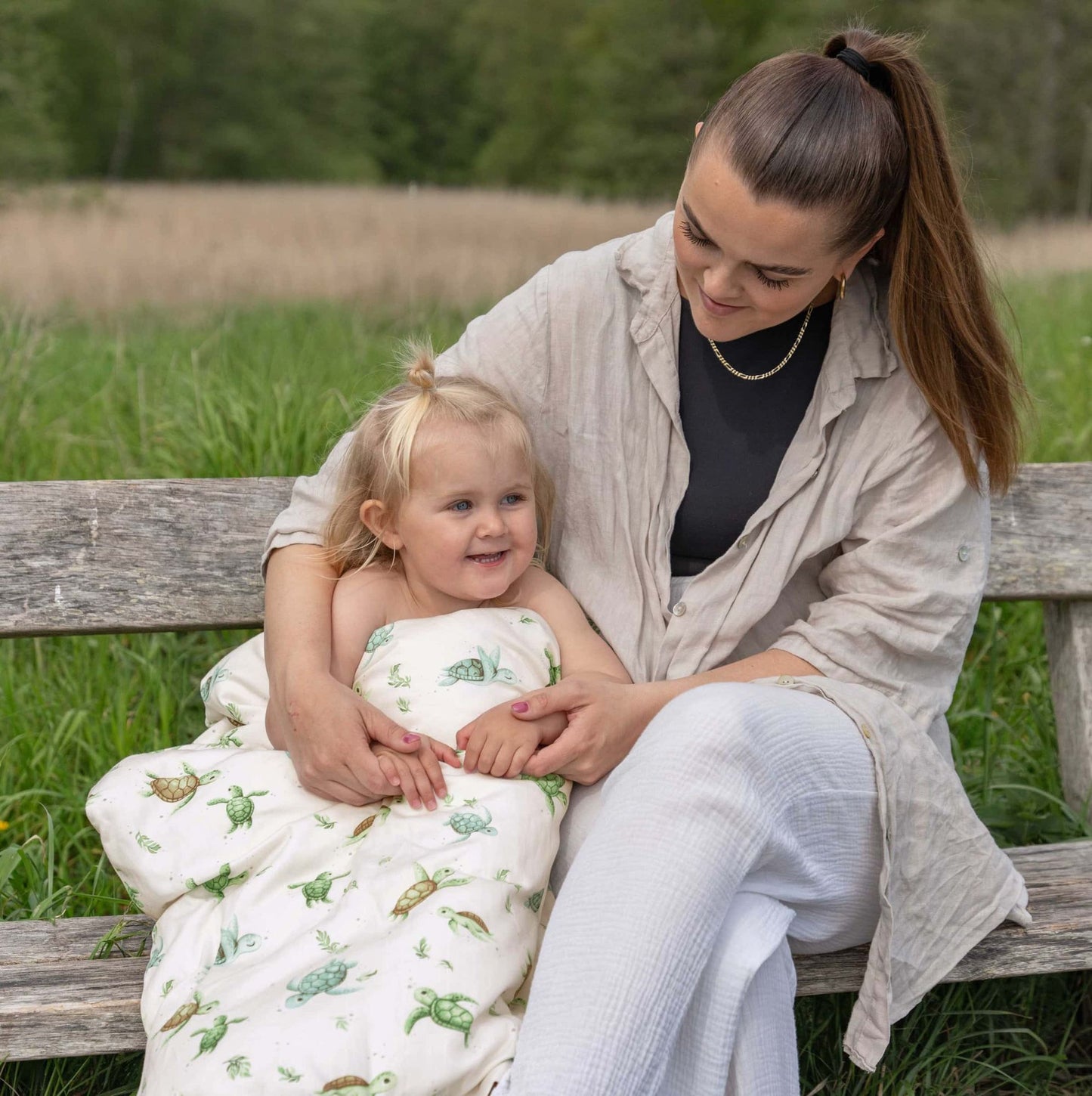 Filibabba baby sengetøj GOTS (70x100 cm) – First Swim