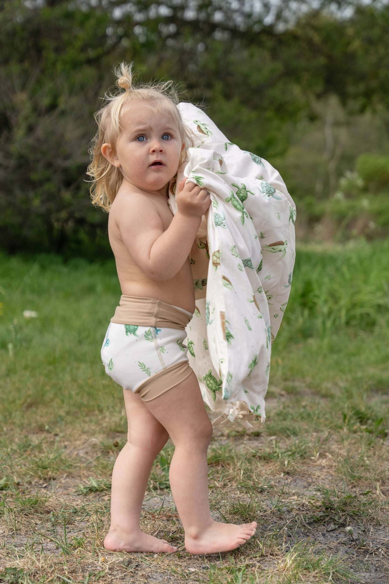Filibabba baby sengetøj GOTS (70x100 cm) – First Swim