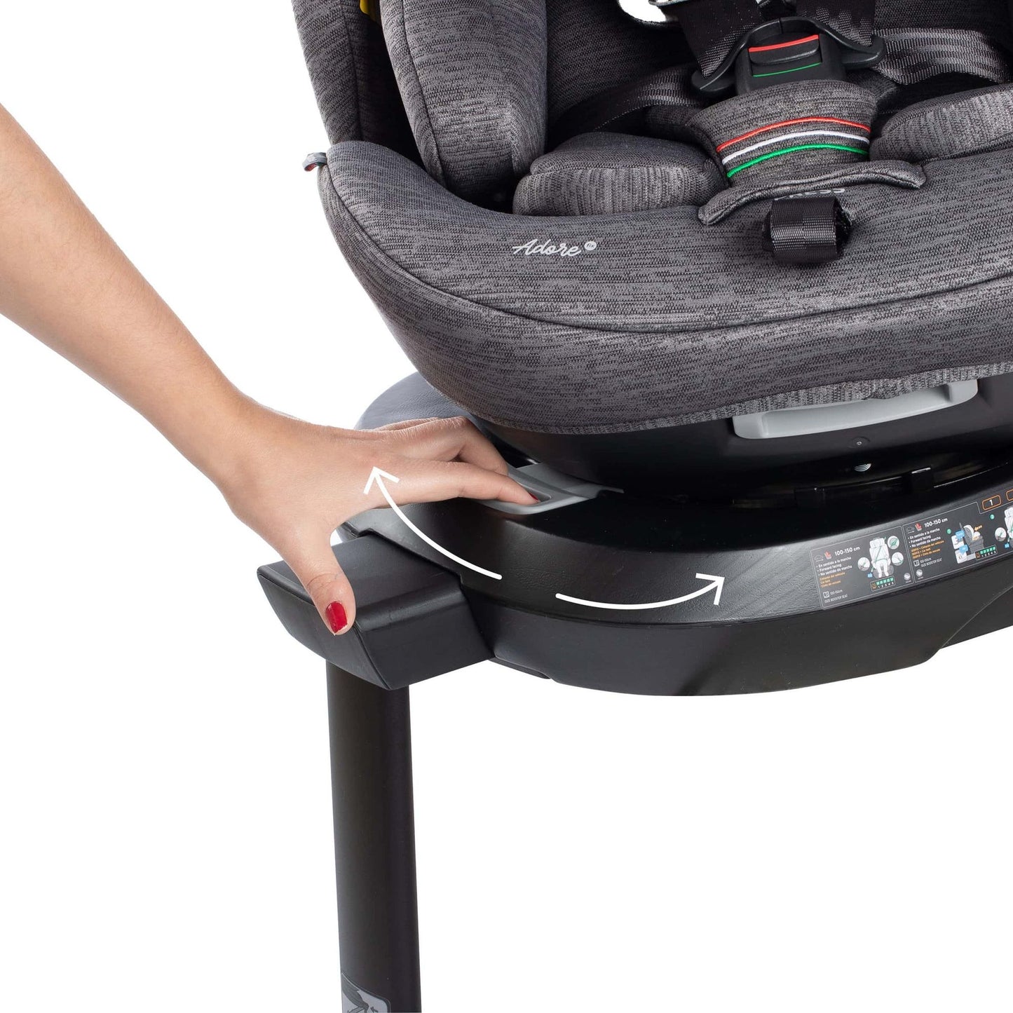 Fairgo Adore i-Size autostol 40–150 cm – stone grey