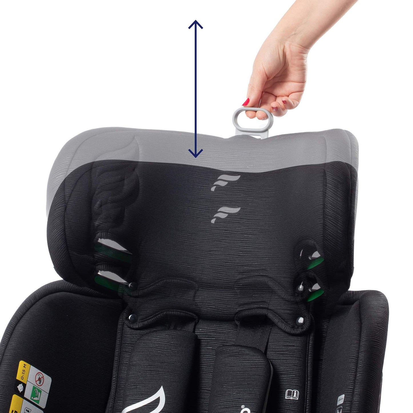 Fairgo Adore i-Size autostol 40–150 cm – black sand