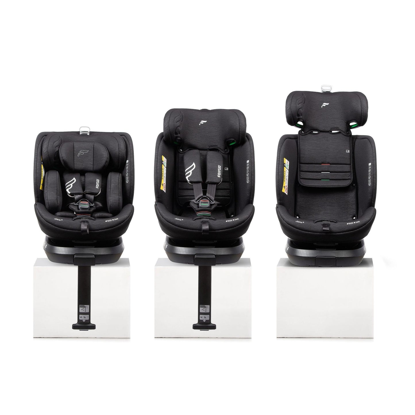 Fairgo Adore i-Size autostol 40–150 cm – black sand