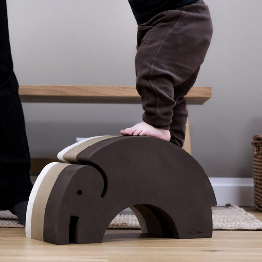 bObles Elefant M - Sand Grey