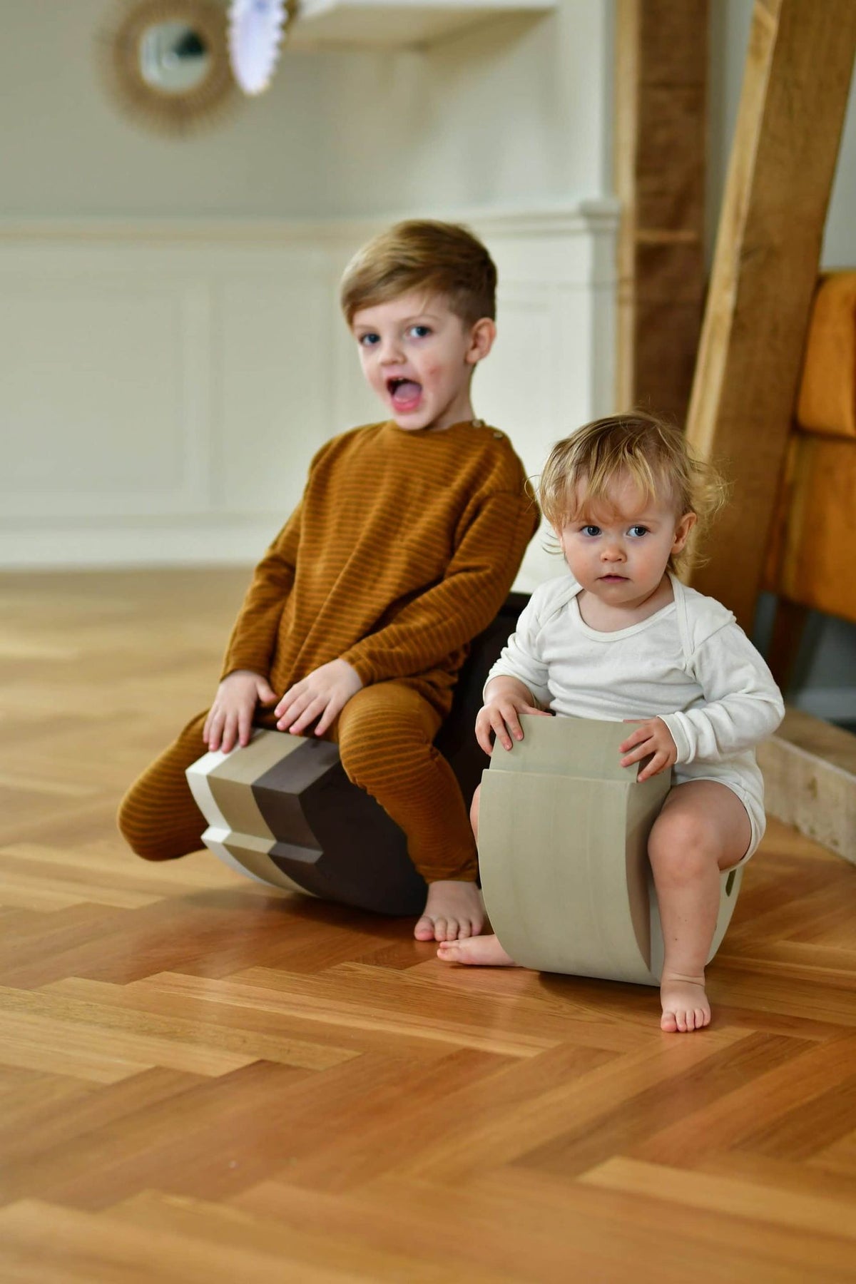 bObles Elefant S - Sand Grey