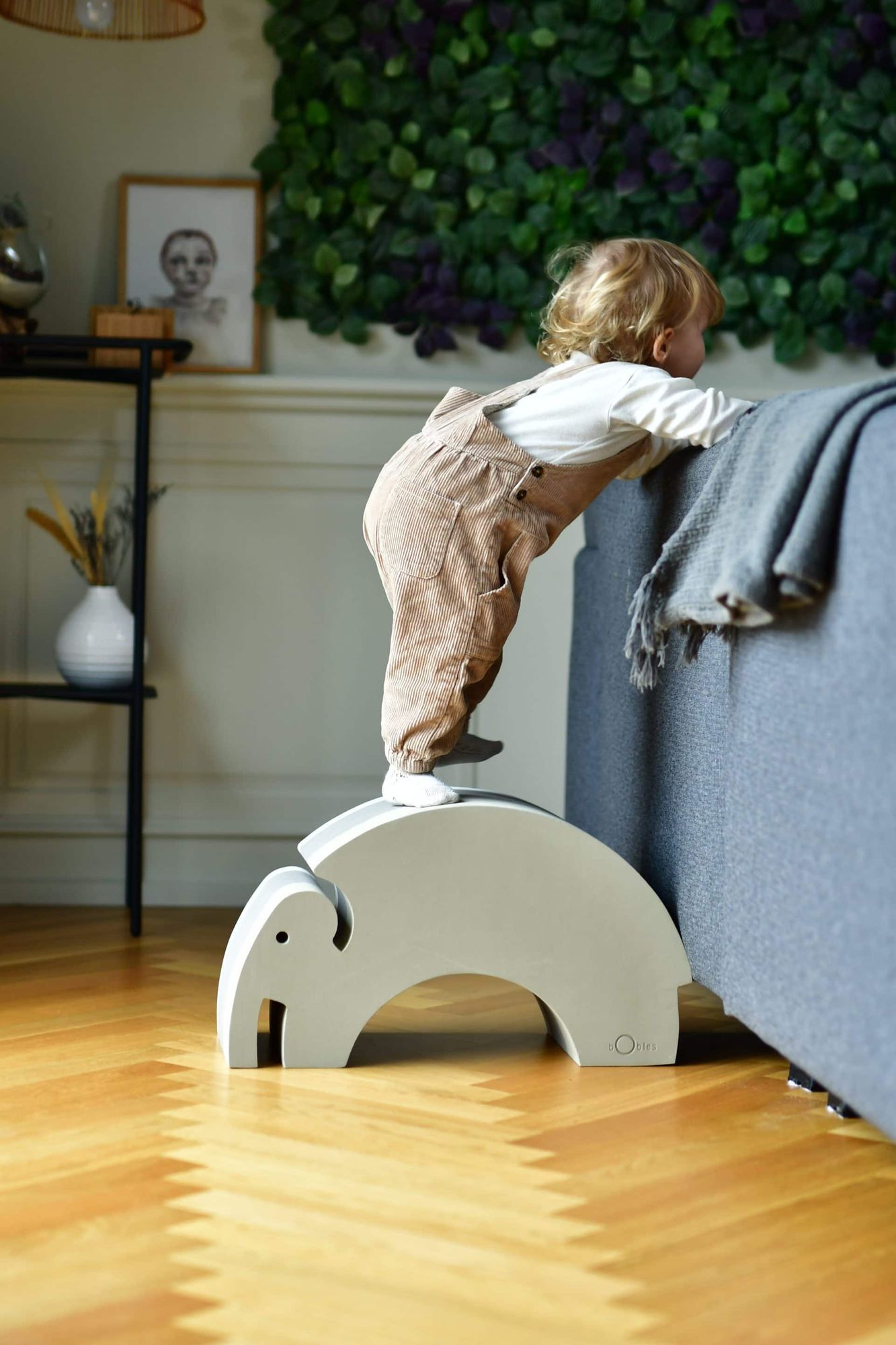 bObles Elefant L – Sand grey