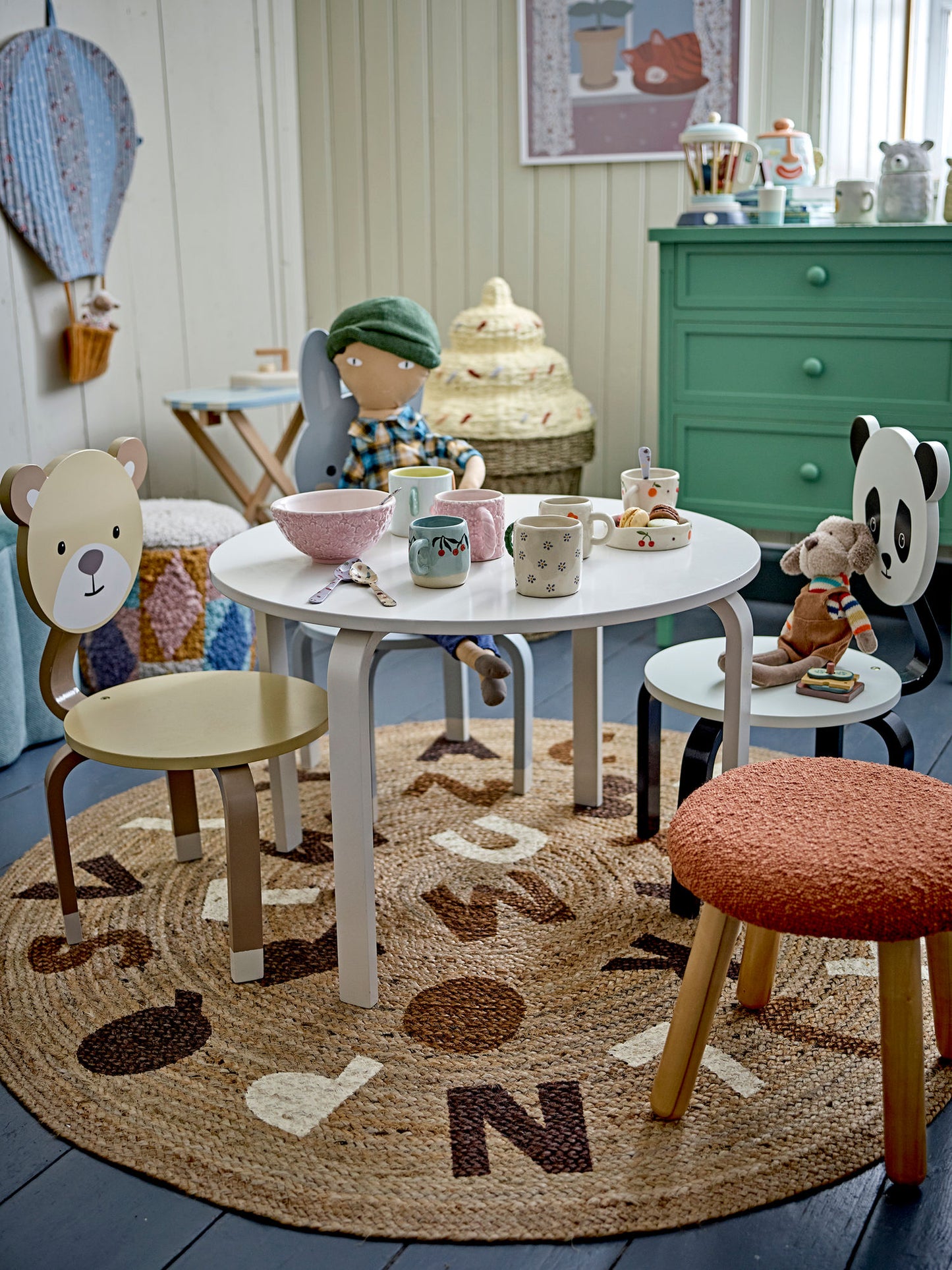 Bloomingville MINI Dinne Tæppe, Brun, Jute