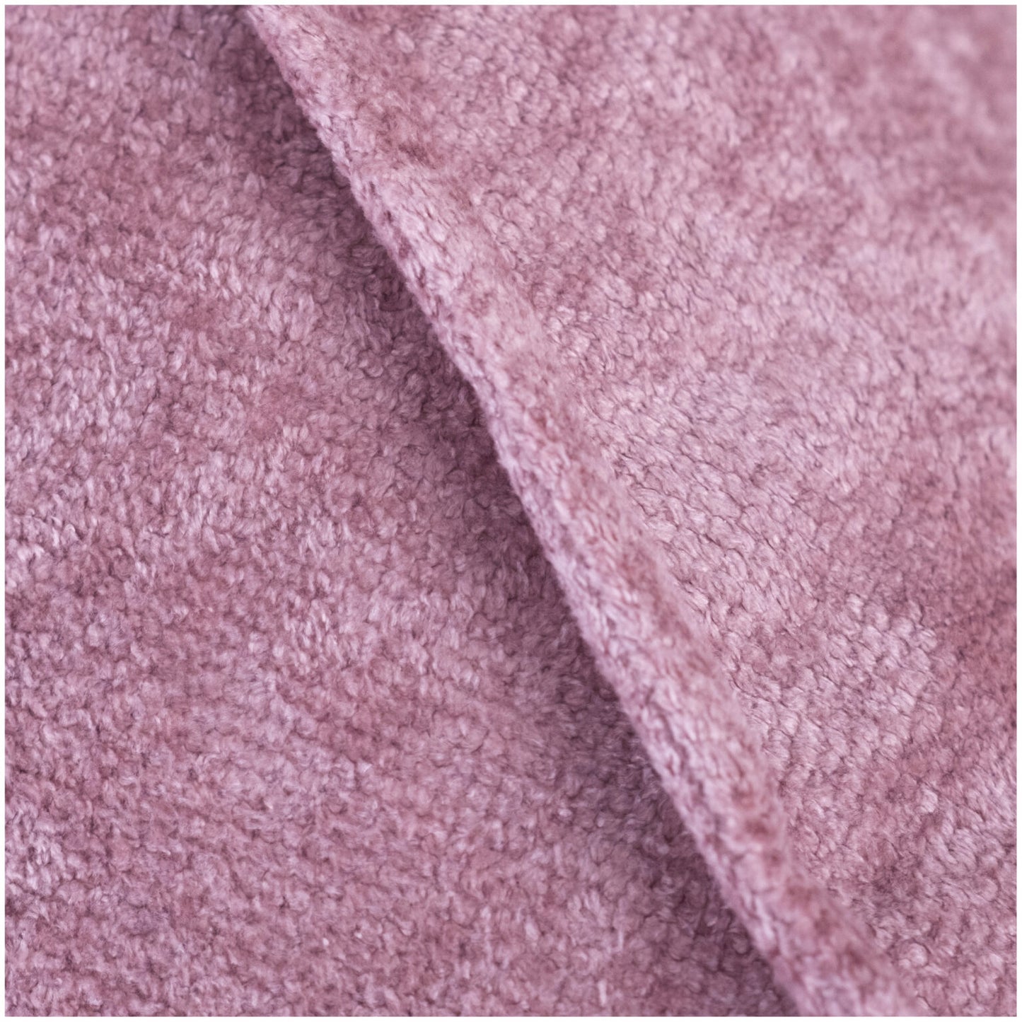 Plush Nest Roya lænestol til børn i premium chenille – lyserød