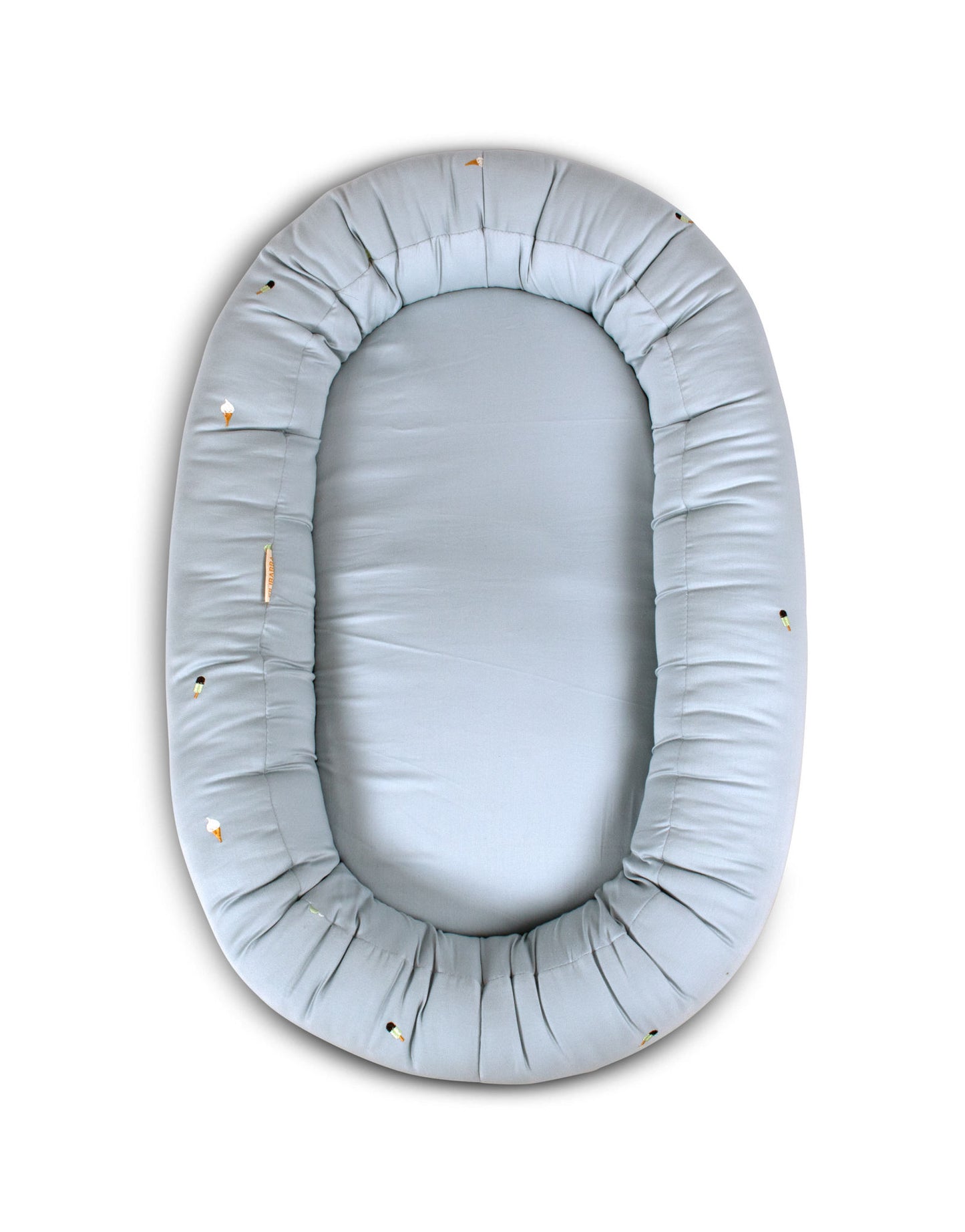 Filibabba babynest 2. generation – Cool Summer, Pearl Blue