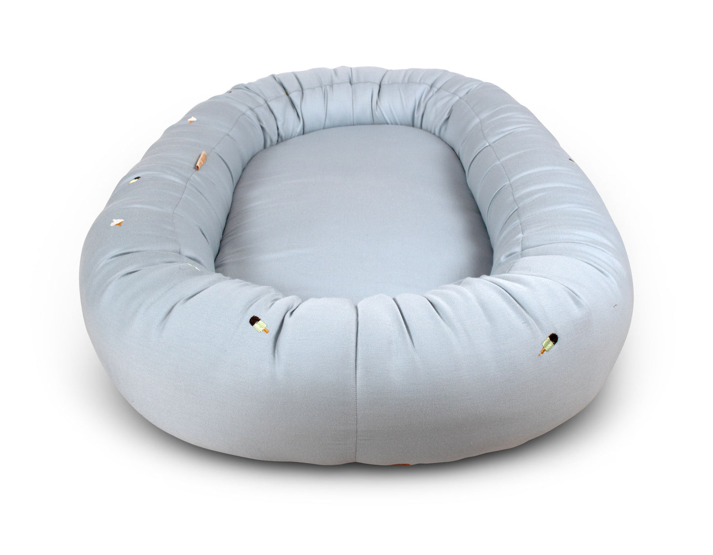 Filibabba babynest 2. generation – Cool Summer, Pearl Blue