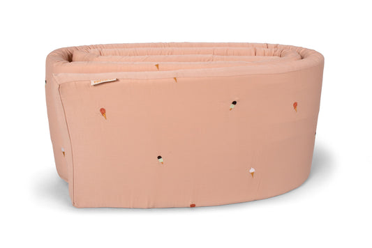 Filibabba sengerand – broderet Cool Summer design – frappé